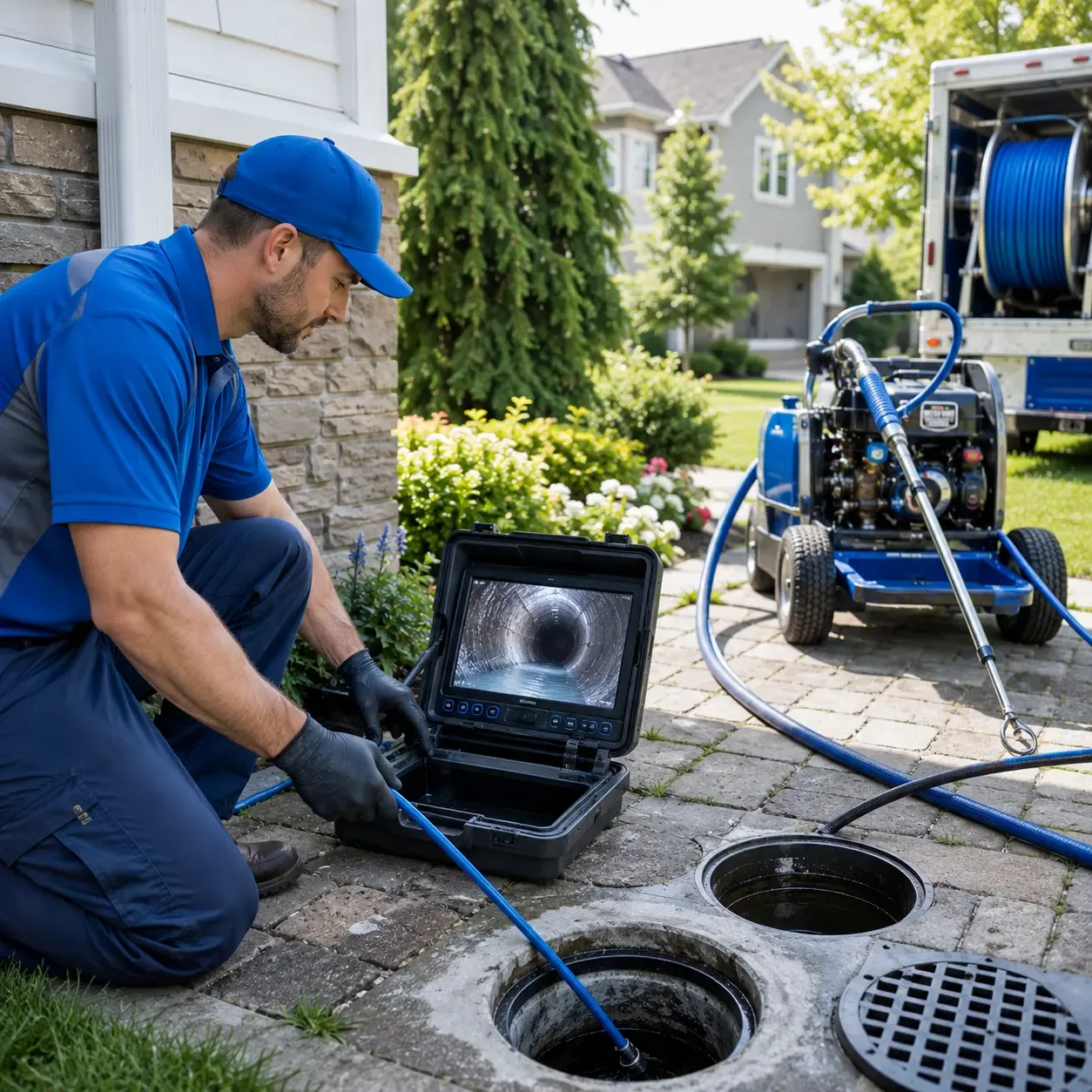 Outdoor drain cleaning professionals serving Searsport, ME